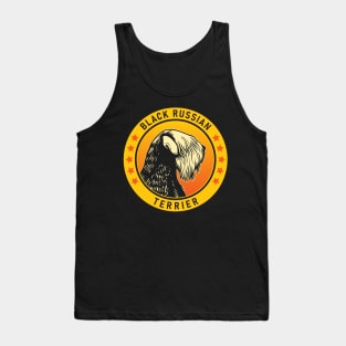 Black Russian Terrier Dog Portrait Tank Top